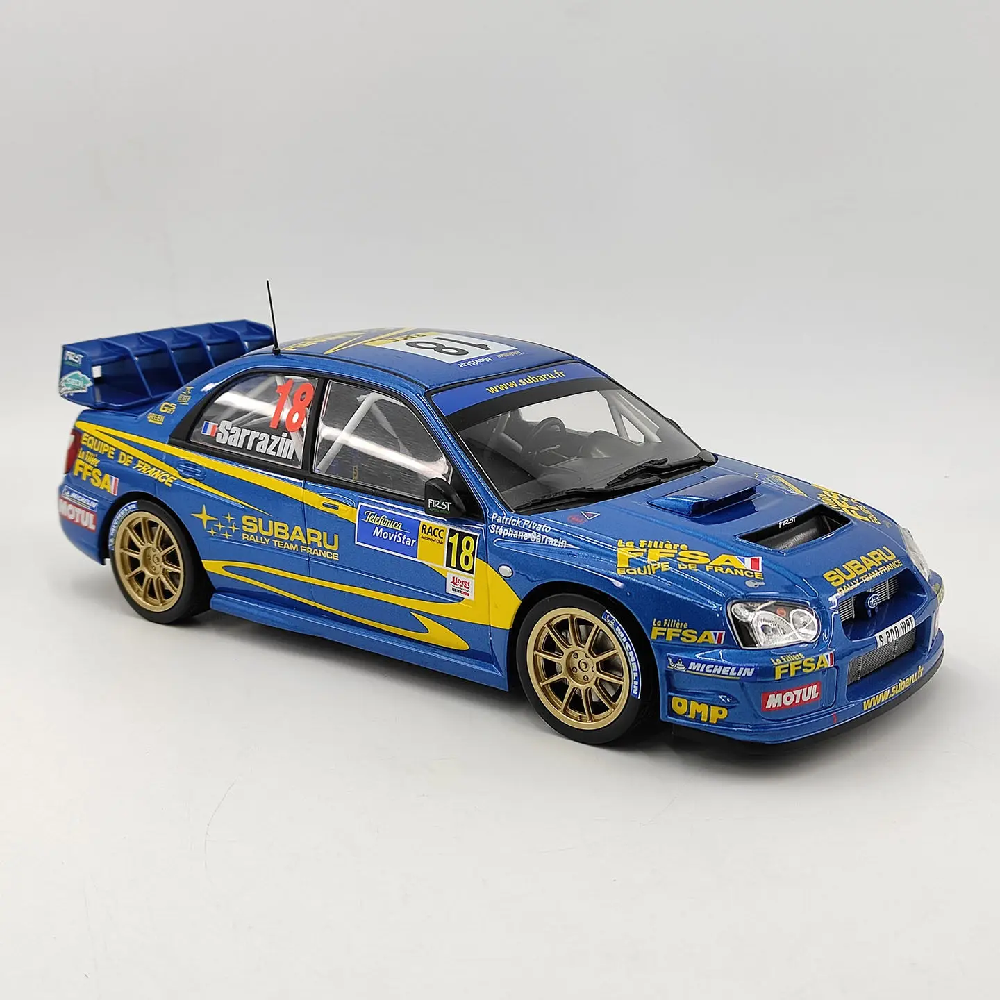 Фото Модель IXO 1:18 Subaru Impreza S9 WRC (из литого металла) # Модель автомобиля 18 Rally Alloy №5