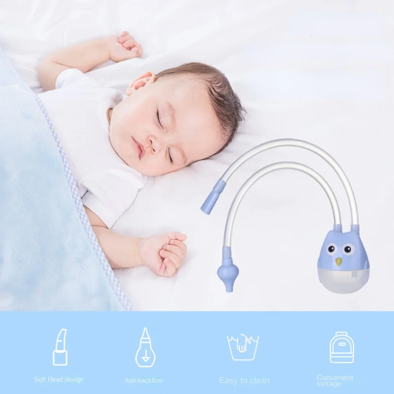 

Newborn Baby Nasal Aspirator for Children Nose Cleaner Sucker Suction Tool Protection Health Care Baby Mouth Nasal Suction Devic