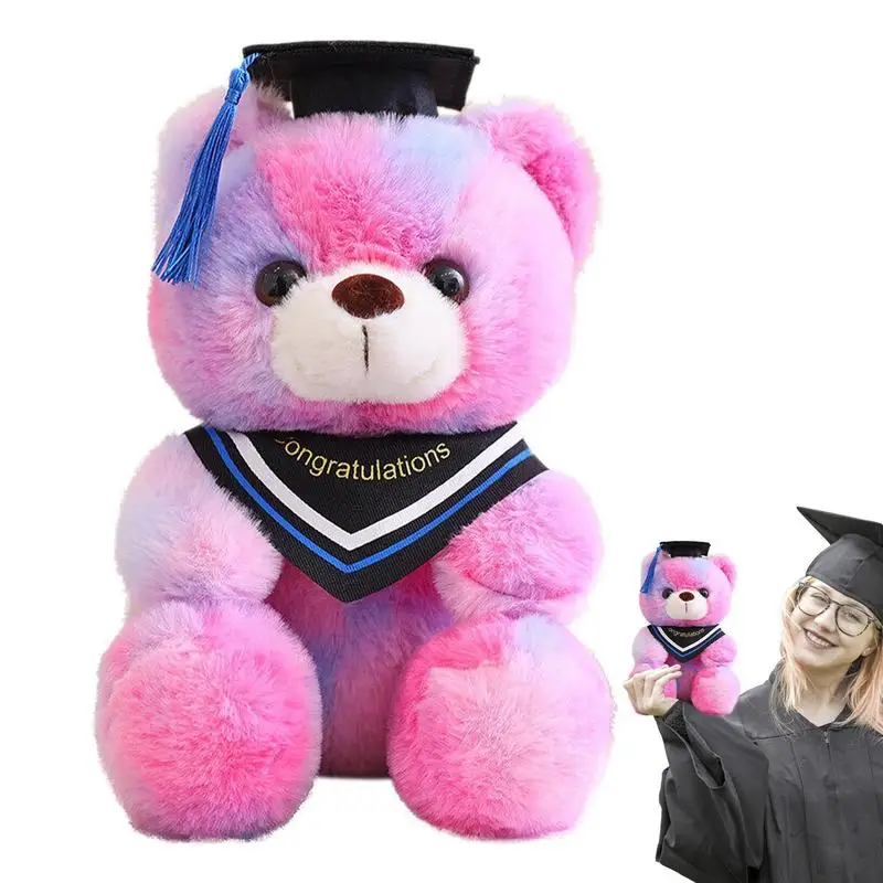 

Детский сад, искусственная плюшевая кукла, выпускной, плюшевое животное с градиентными крышками, милые подарки на выпускной