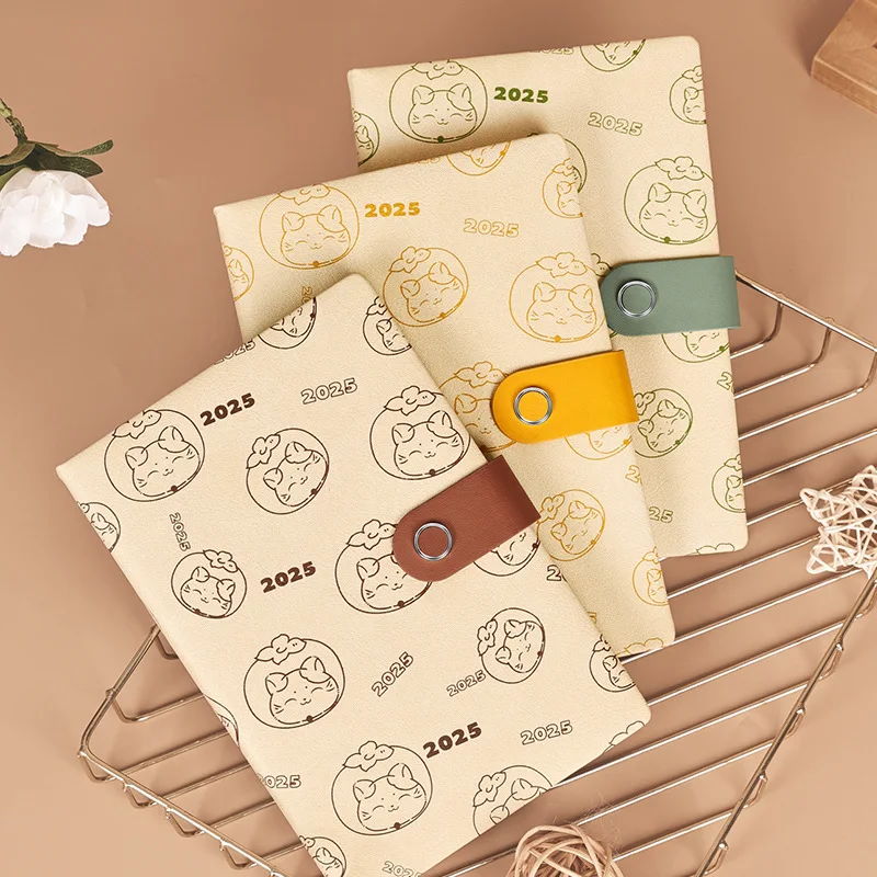 Ежедневник-планировщик 2025 органайзер для дневника еженедельный блокнот журнал A5