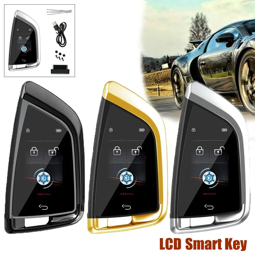 

Universal Auto Parts & Accessories Modified With LCD Screen Smart LCD Key Screen Smart Remote Car Key Smart LCD Car Key