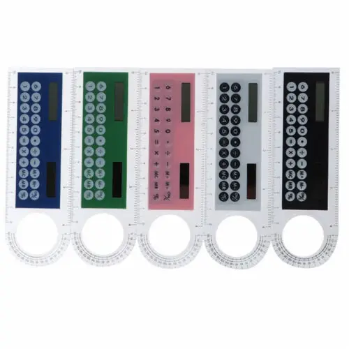 Многофункциональное увеличительное стекло 10 см ультратонкая линейка