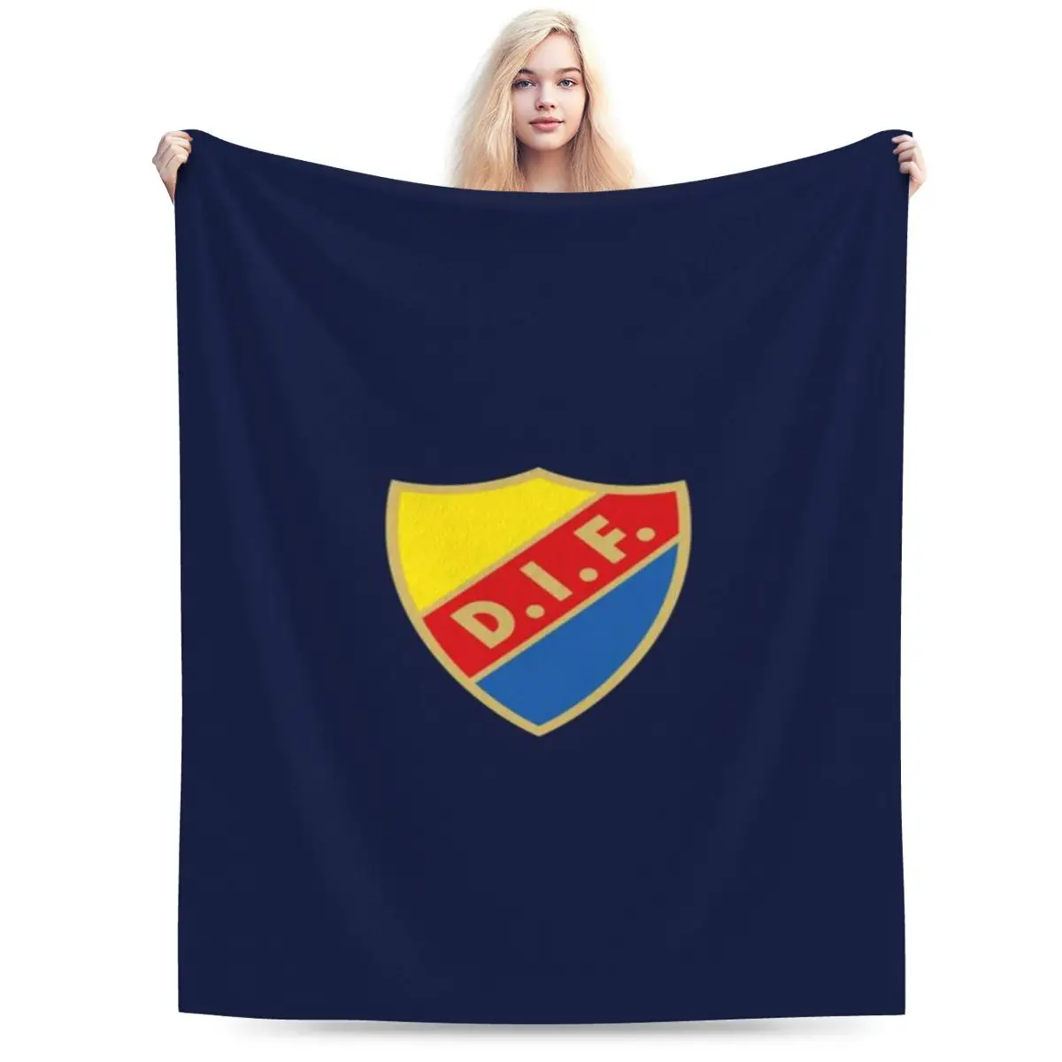 Ультрамягкое Флисовое одеяло Djurg Rdens IF Fotboll Home