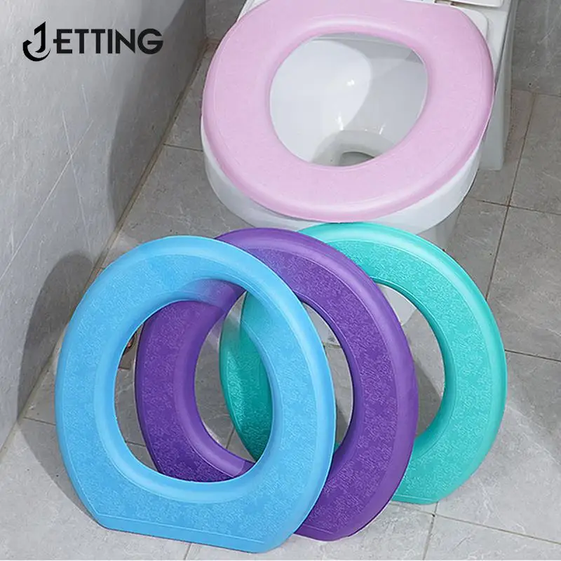 

Мягкое сиденье для унитаза Waterpoof, чехол для ванной комнаты, моющаяся подкладка, подушка, о-образное сиденье для унитаза, аксессуары для биде, ...