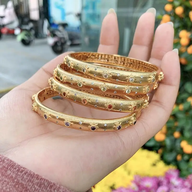 Дизайнерские знаменитые браслеты в стиле Bucce Золотое золото 14 карат женские