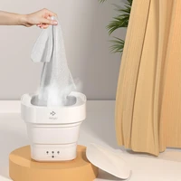 moyu portable washer with dehydration function electric mini household washing machine foldable barrel for travel trip