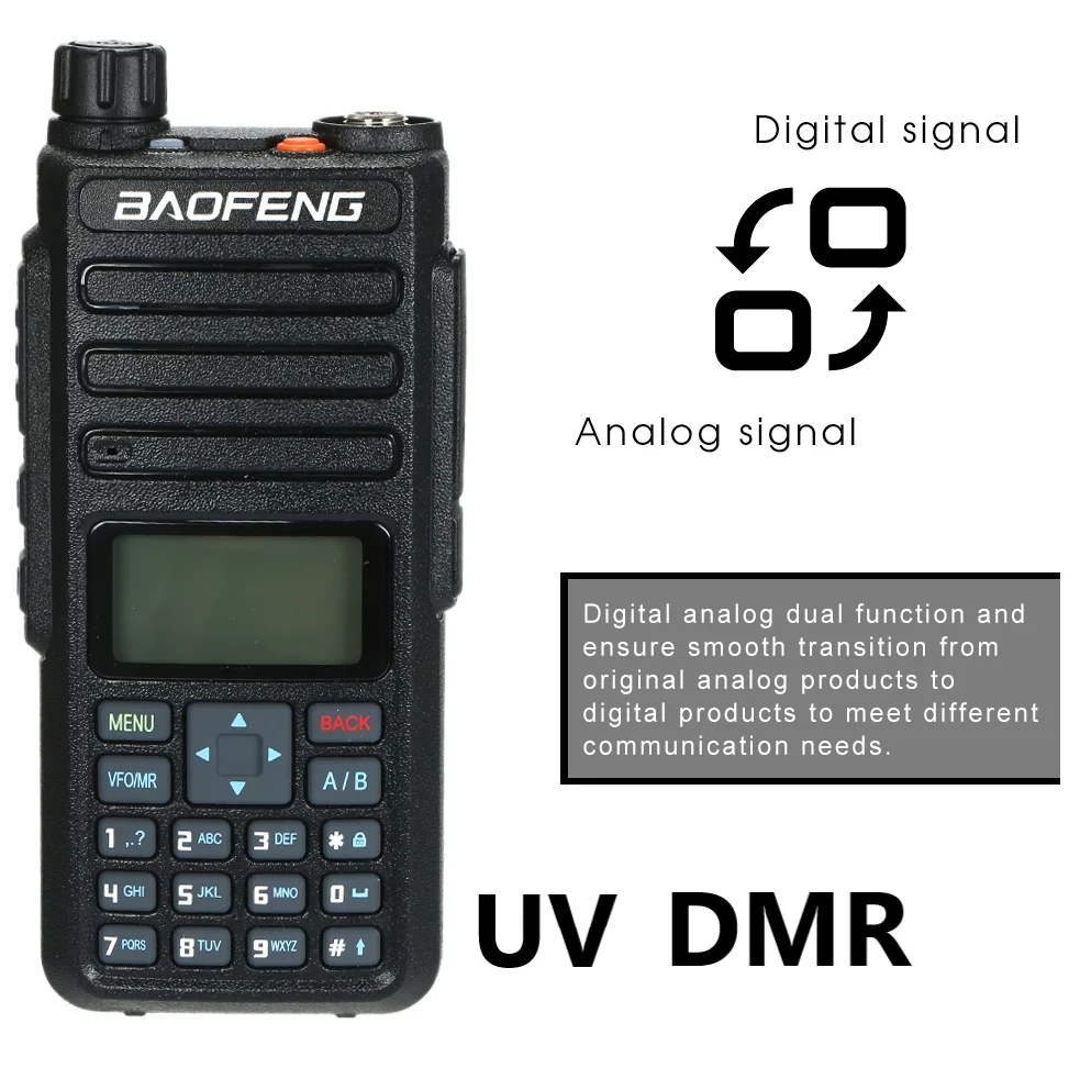 2022 new Baofeng DMR 5W high power dual frequency radio for Baofeng DR-1801UV digital radio two-way walkie-talkie