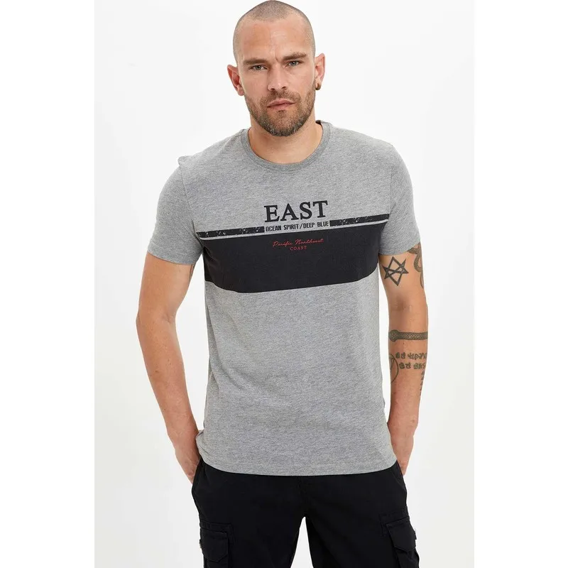 

Printed Slim Fit T-Shirt N6753Az20Sm Summer T-Shirt Anime Manga Large Size T Shirt