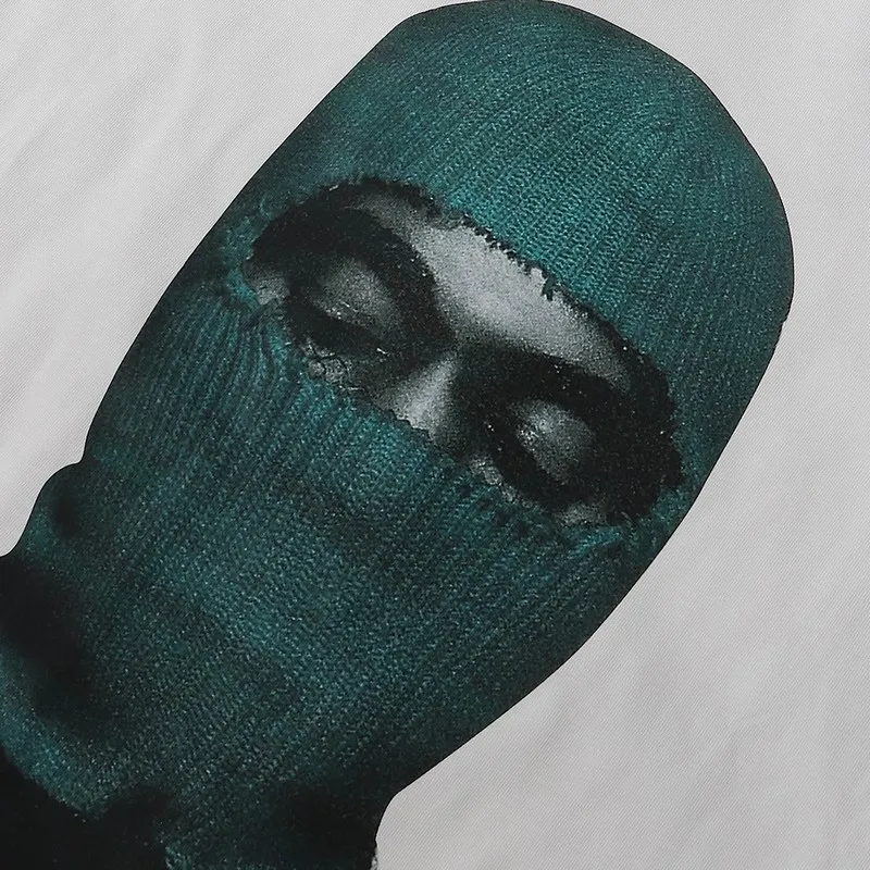 Американская модная уличная популярная футболка IH NOM UH NIT с круглым вырезом и