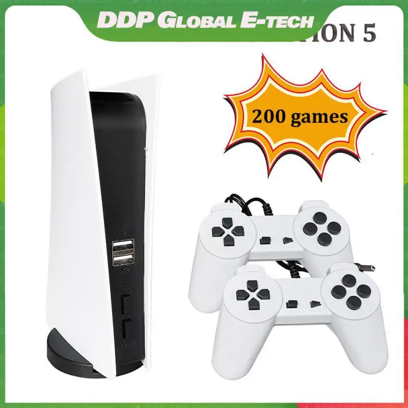 

Gifts For Adults Kids Usb Wired Controller Support Tv Output 200 Classic Games Gaming Console Mini Support For Two-player Games