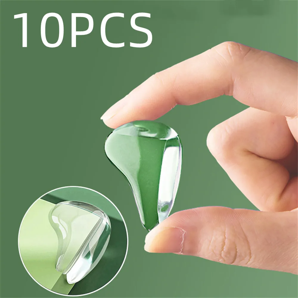 10pcs Guard Baby Collision Proof Protector Corner Bumper Water Drop Transparent Anti-collision Angle PVC Pad Child Safety Corner