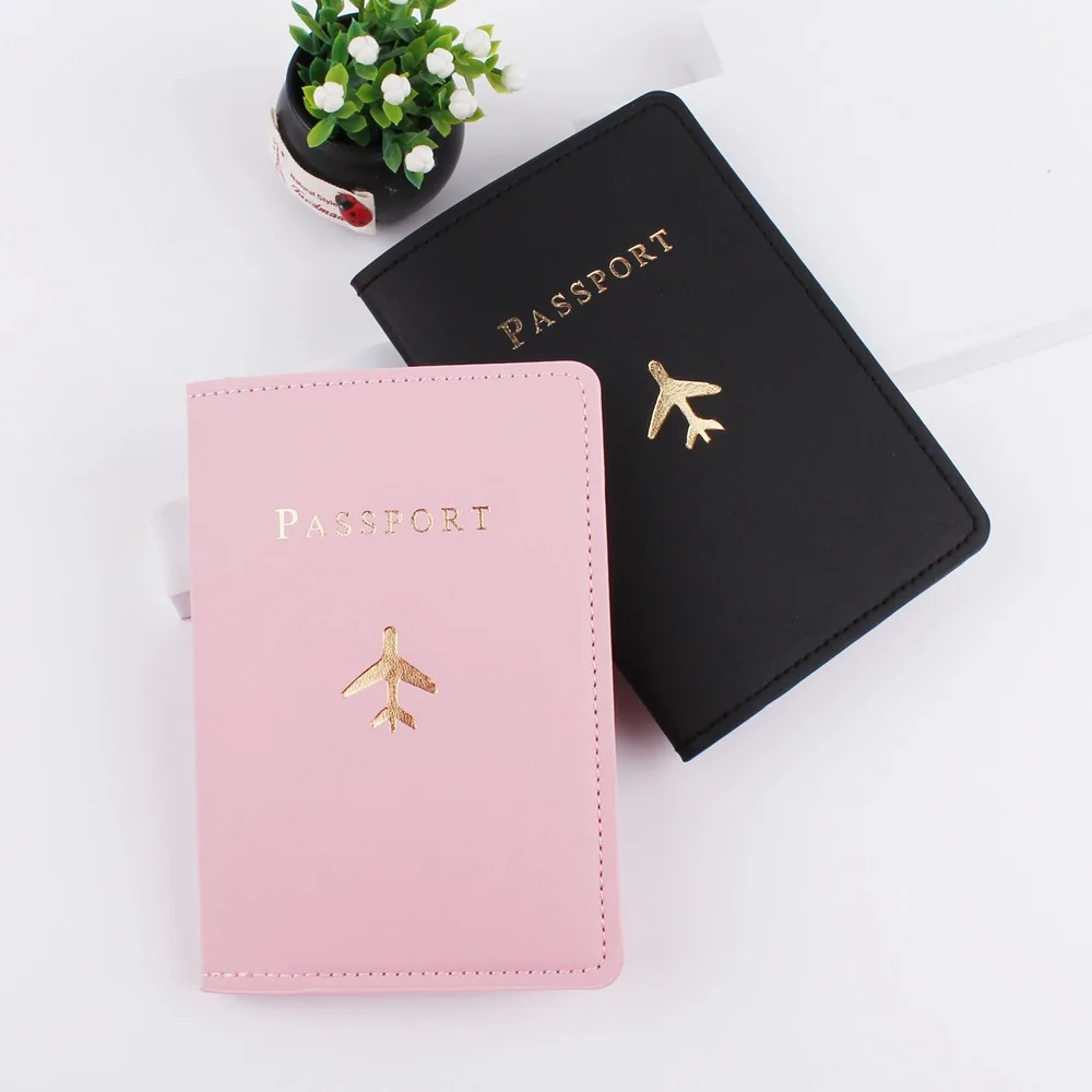 

Travel Passport Cover PU Leather Gilding Wallet Purse Bags Case Passport Holder Multi Ferrule ID Credit Cards Packet Accessories