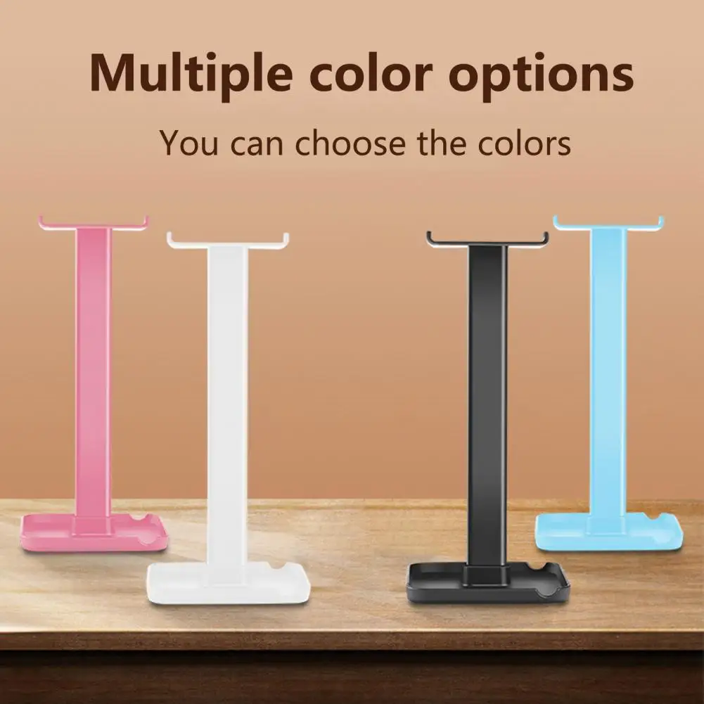 

Headset Stand Universal Detachable Design Wide Base Headphone Hanger Display Holder for Desk
