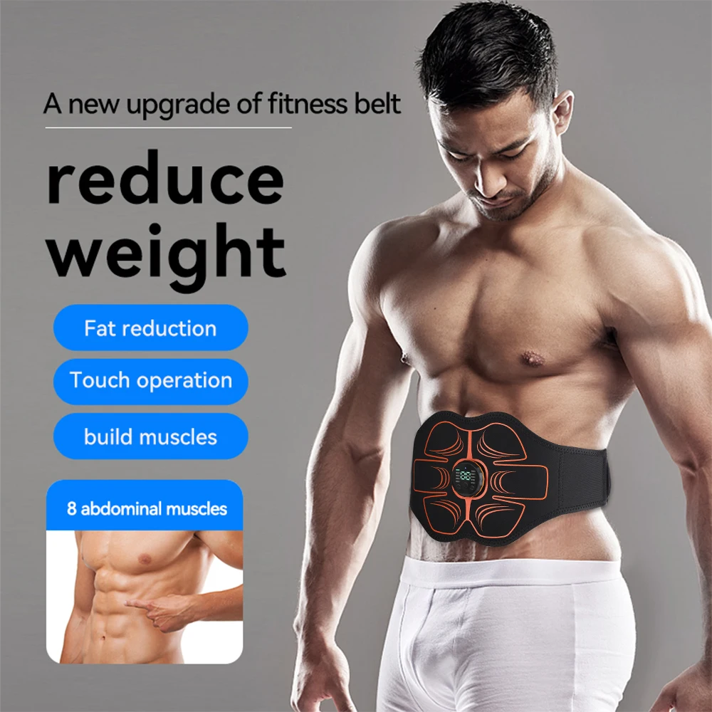 

EMS Abdominal Muscle Stimulation Trainer Pulse Abdominal Muscle Training Hip Muscle Massager Home Gym Weight Loss Body Shaping