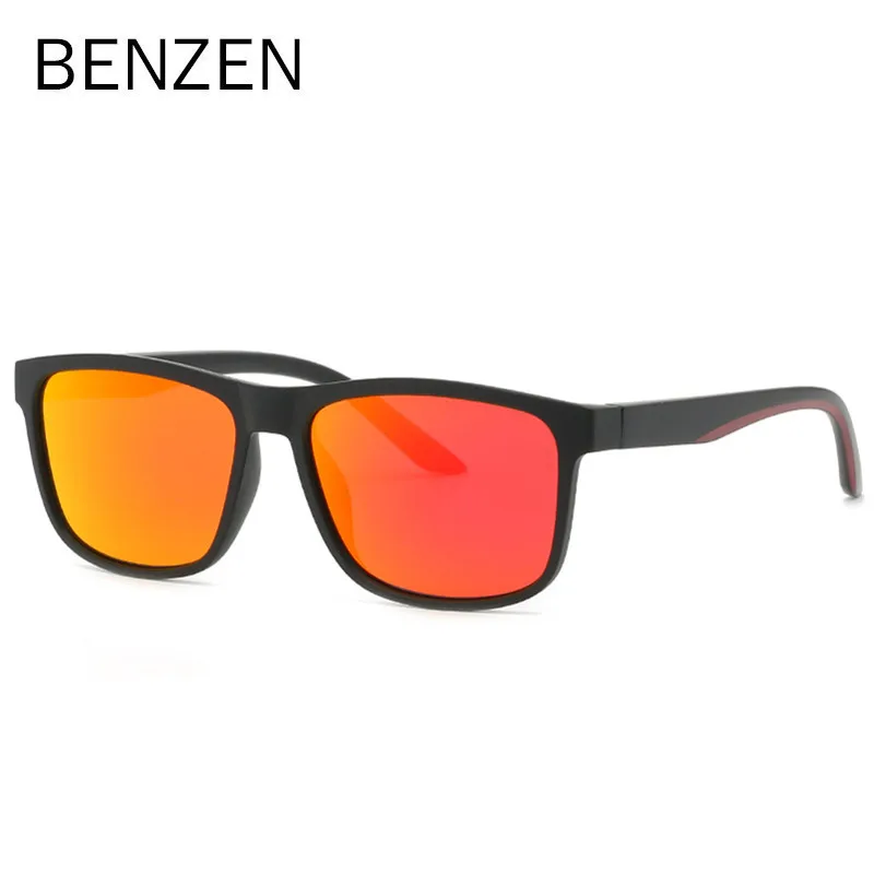 

BENZEN Ultralight TR90 Polarized Sunglasses Men Driver Shades Vintage Sun Glasses For Women Square Sports Goggles Gafas De Sol