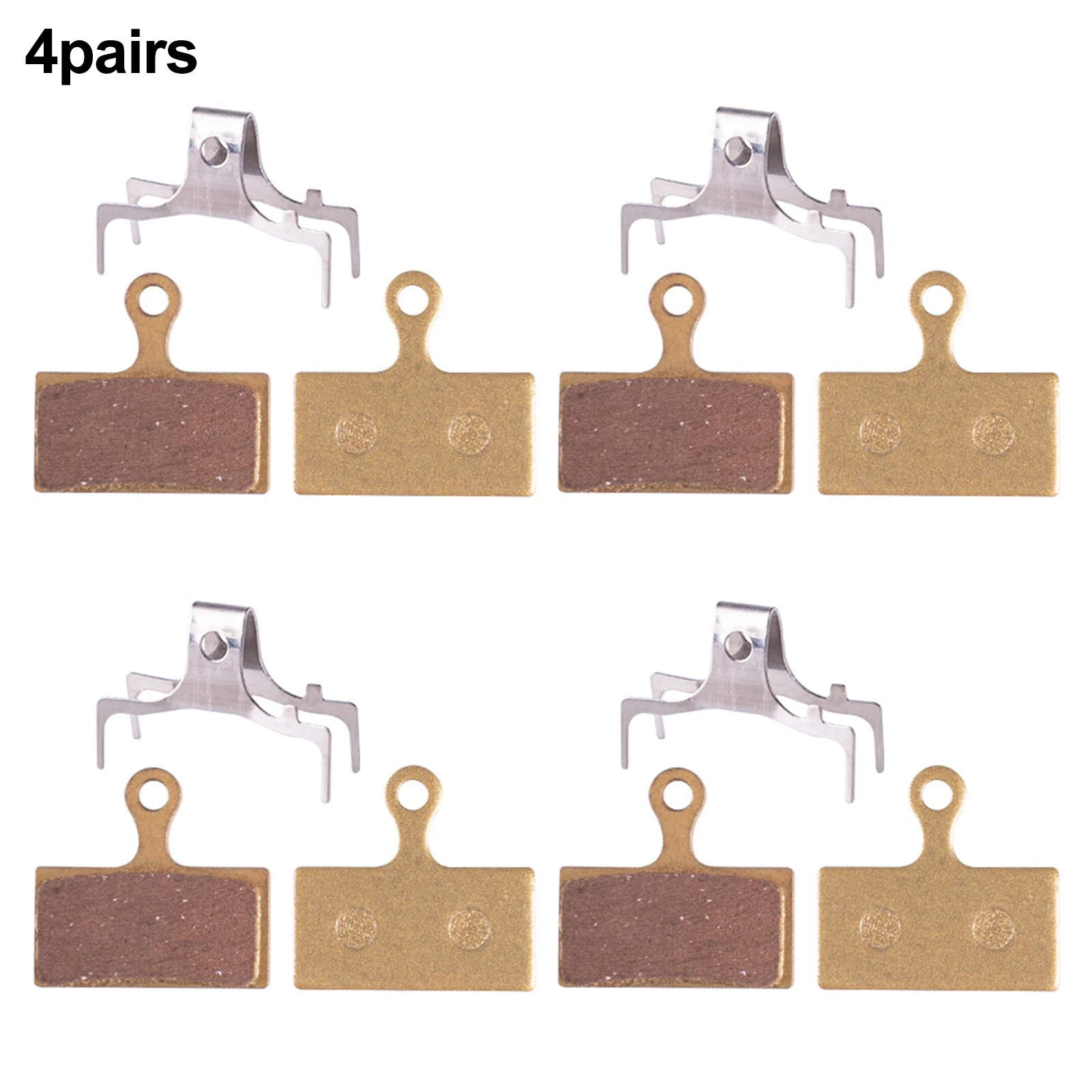 

4 Pairs Bike Brake Pads Full Metal Disc Brake Pads For M9000 M8000 M985 XT M785 SLX M675 Cycling Replacement Accessories
