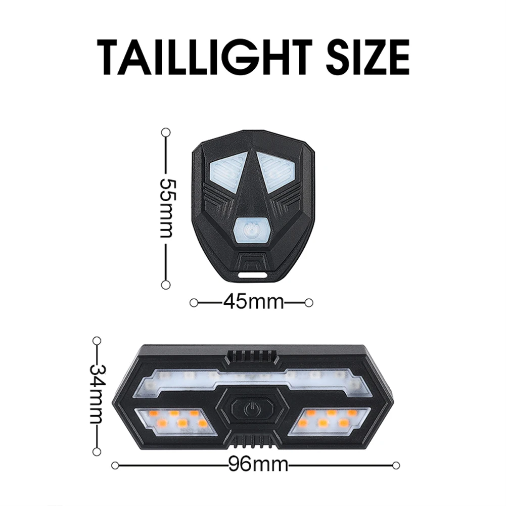 Задний фонарь для велосипеда 5 м водонепроницаемый