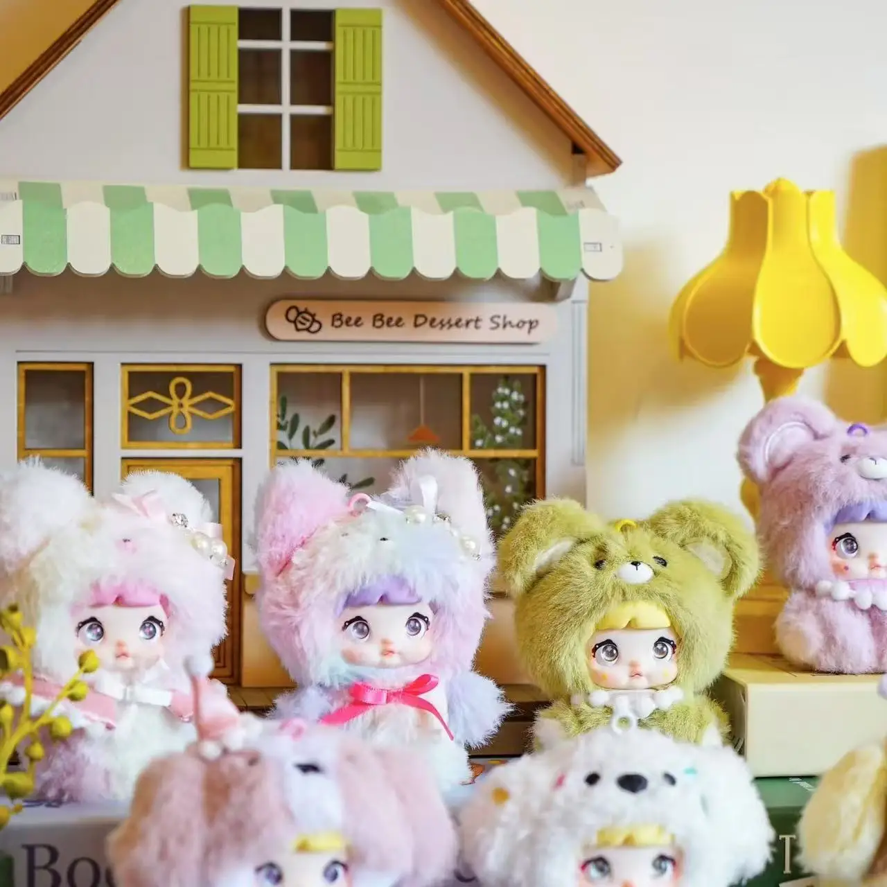 NOMMI клейкая серия Mi Bao Adoption Cottage Trend плюшевая кукла слепая коробка милый виниловый