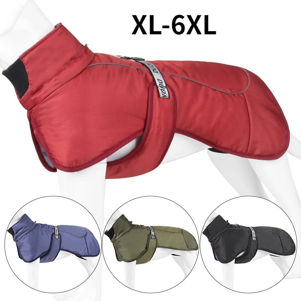 

Хлопковая одежда для собак, светоотражающая теплая куртка для собак, ветрозащитная Водонепроницаемая хлопковая одежда для собак, аксессуары для собак