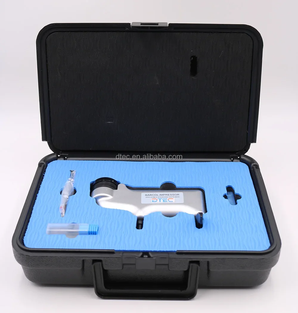 DTEC 934-1 Твердомер Барколла твердомер из алюминиевого сплава 100 шкал сертификат ASTM