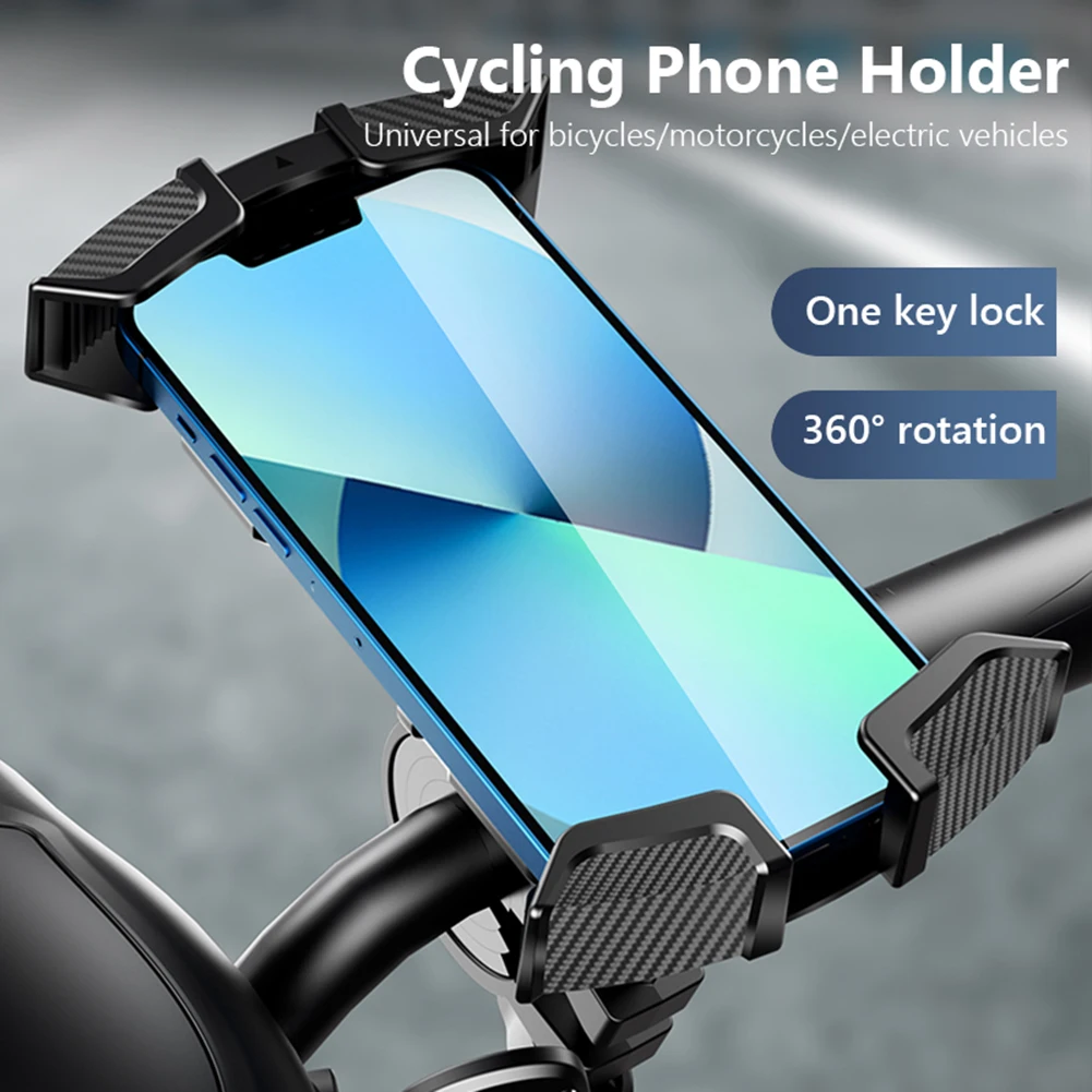 

Motorcycle Phone Holder Handlebar/Rearview Mirror Stand Bracket Mount Phone Holder Bicycle Phone Holder for iPhone Samsung