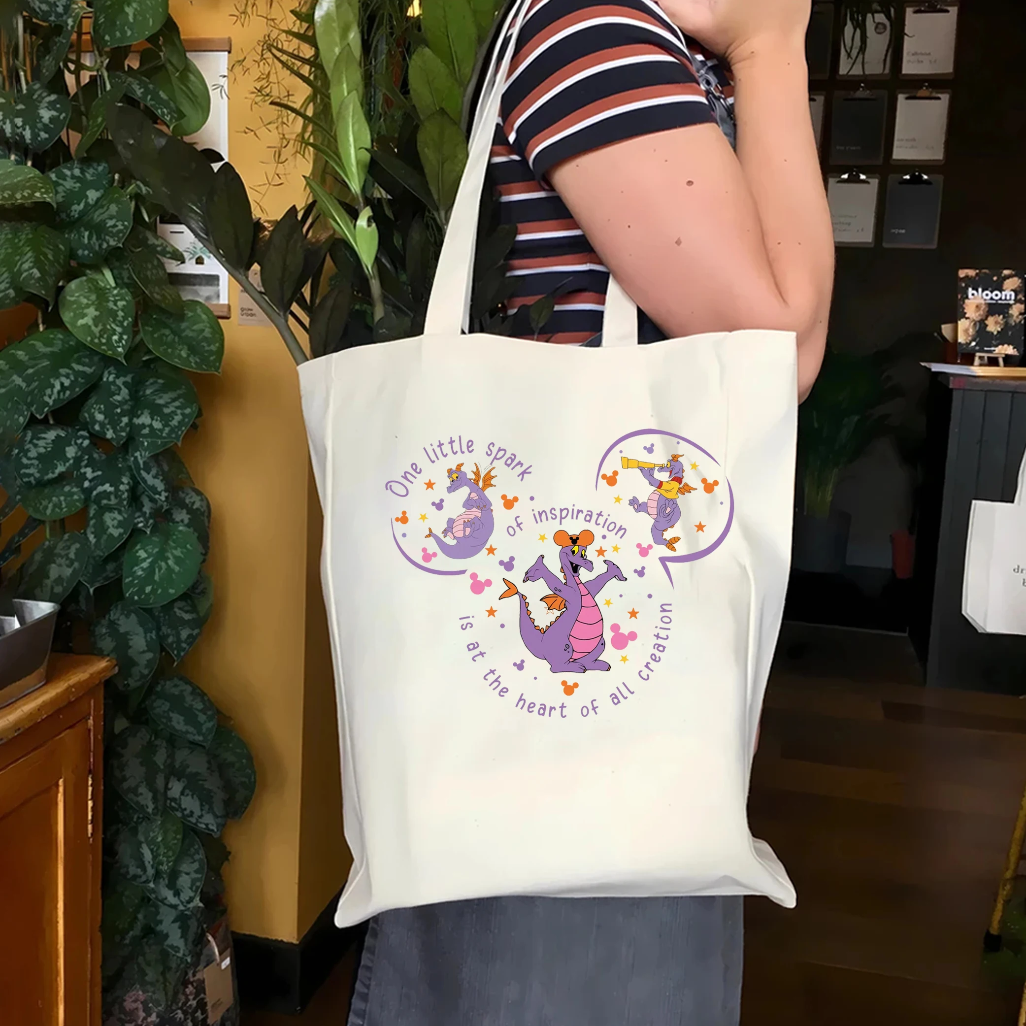 Мини-сумка Через Плечо С Мультяшным Принтом Диснея Сверкающая Вдохновение