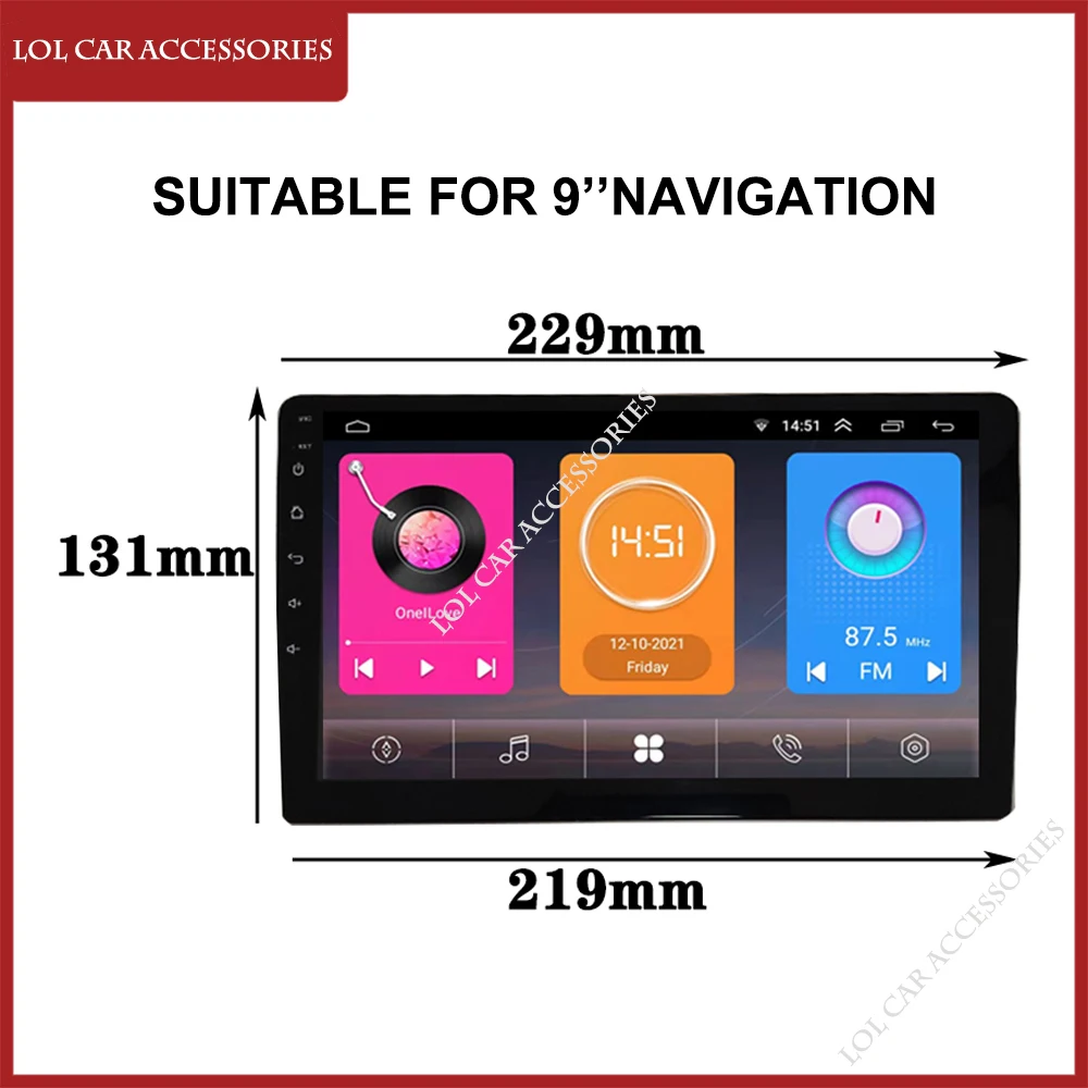 9-дюймовая Автомобильная видеопанель для Toyota Corolla E120 EX BYD F3 2009-2012 Android MP5 плеер WIFI GPS стерео радио Панель рамка приборной панели (art.: 3920bb2374df1) - 3920bb2374df1