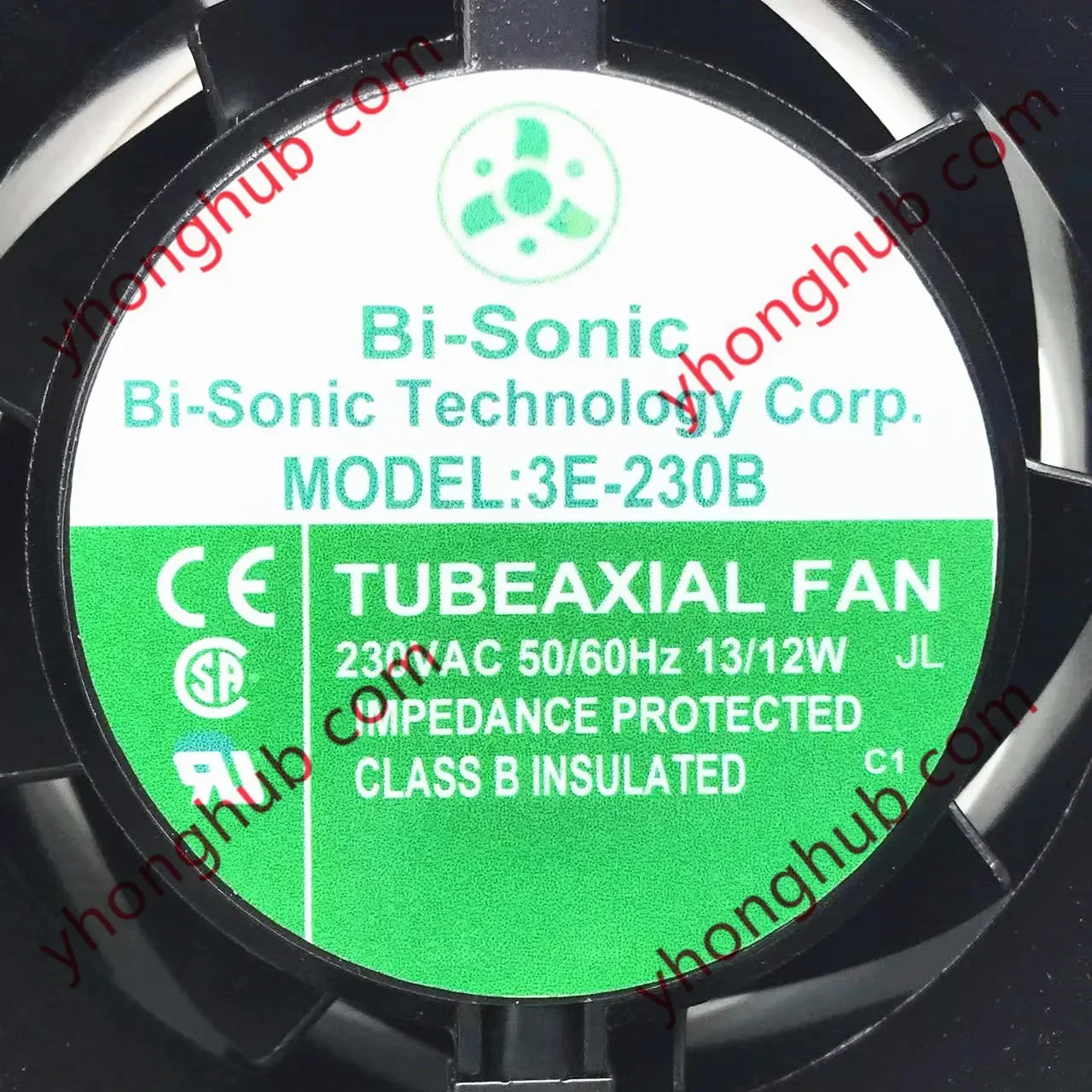 Фото Вентилятор охлаждения сервера Bi-sonic 3E-230B 13W, 80x80x38 мм, 2-проводной №3