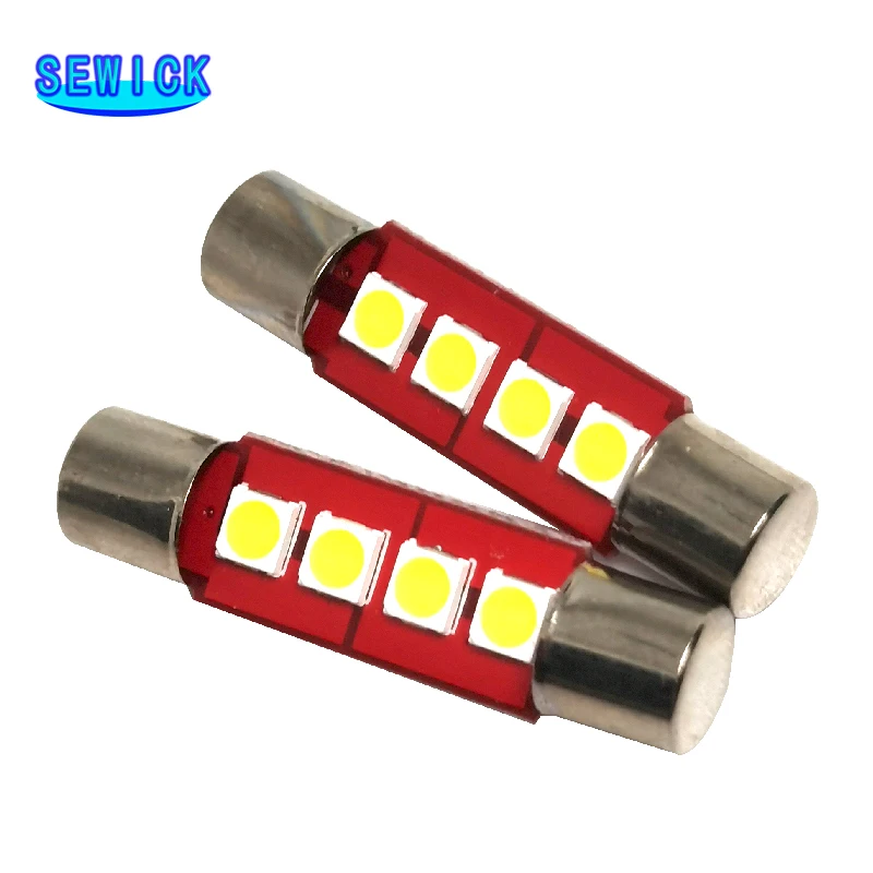 300 шт. 28 мм 29 C5W 4 SMD 3030 фотолампа лампочка для фестона Автомобильное Зеркало