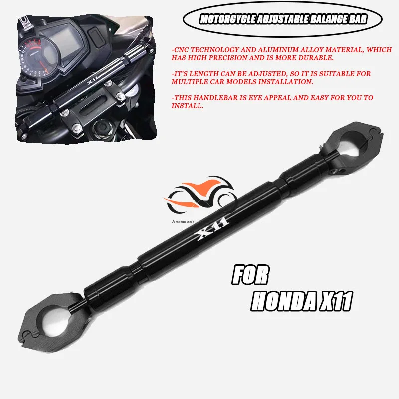 

FOR HONDA X11 Motorcycle Balance Bar 22mm CNC Aluminum Crossbar Extended Motorbike Reinforce Lever Accessories