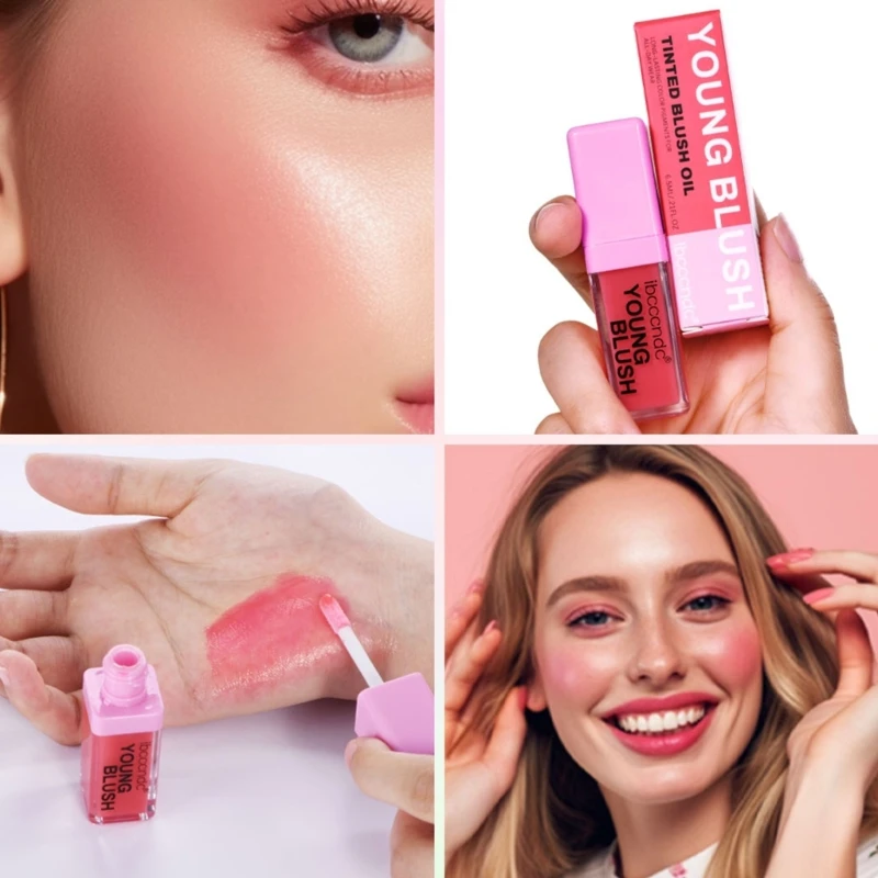 

Portable Long Lasting Color Changing Blush-MagicsLip Cheek Glassy Dualuse Balm Natural Blusher Lipstick Lip Gloss Drop Shipping