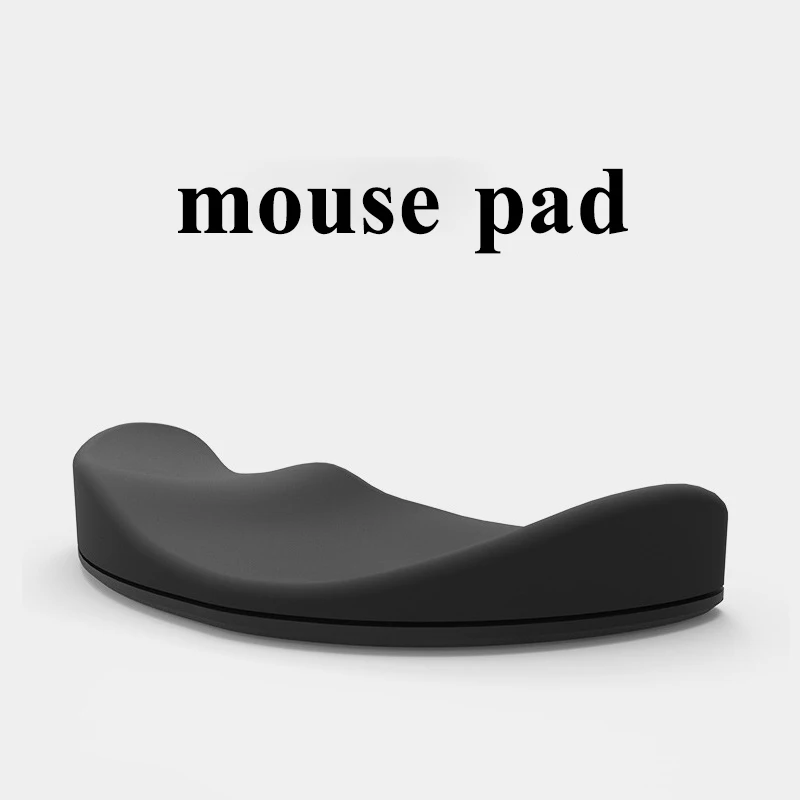 

Ergonomic Handguard Mouse Pad G80 Silicon Gel Non-Slip Streamline Wrist Rest Support Mat Computer Mousepad For Office Gaming PC