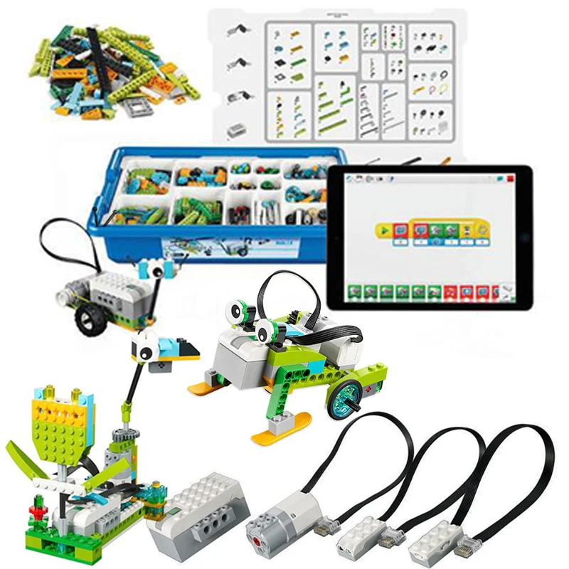 

200~400PCS Wedo 2.0 Robtica Construo Conjunto Blocos De Construo Compatvel Com 45300 Educacional Brinquedos Kid Toys Gifts