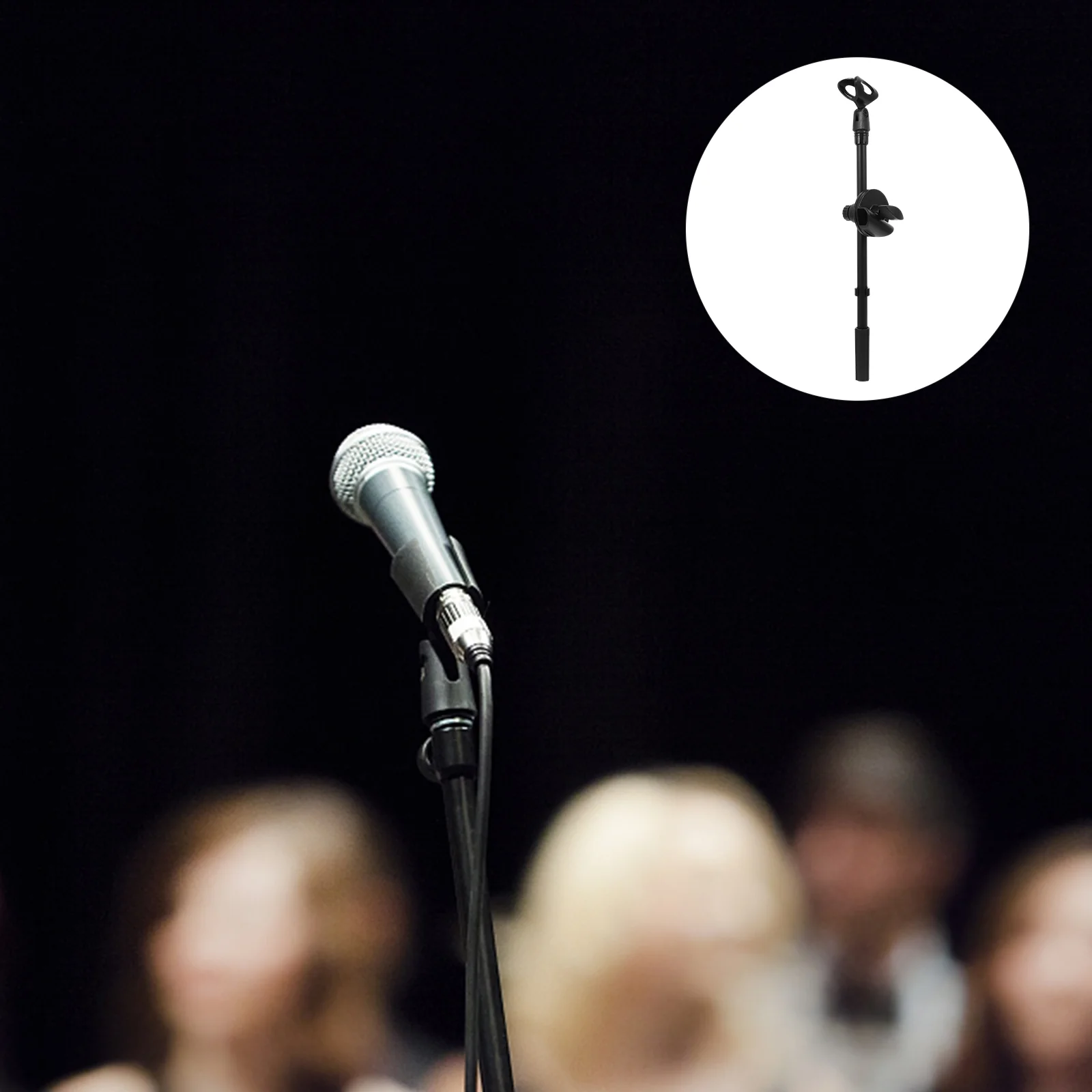 

Microphone Stand Arm Clamp Accessories Boom Desktop Standrophone Tilting Rotating Metal