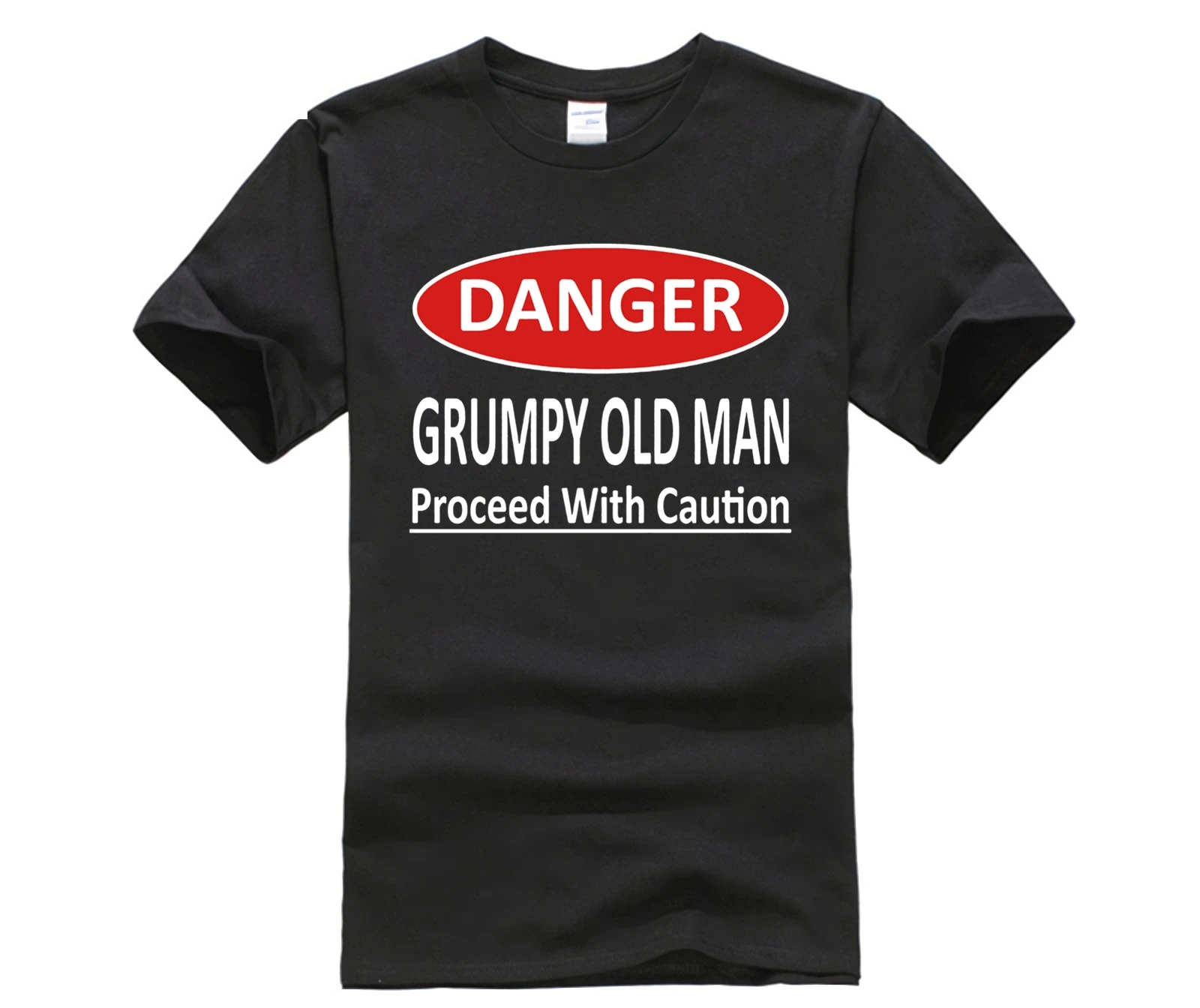 Забавная футболка Funny Danger Grumpy Old Man с надписью мужская