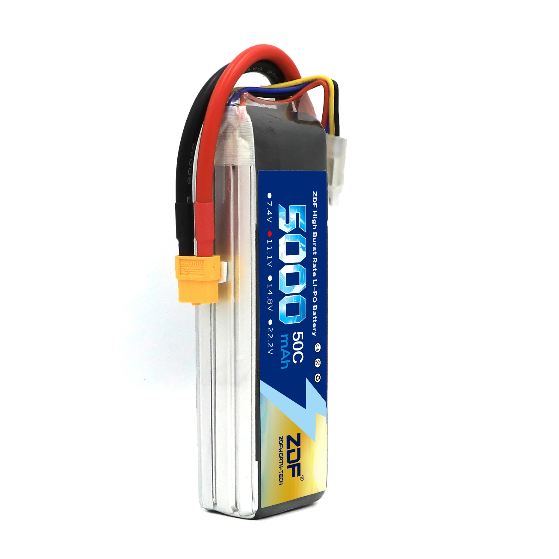 ZDF RC Lipo 3S 5000mAh 11 1 v 50C 100C LiPo батарея для модели квадрокоптера с дистанционным