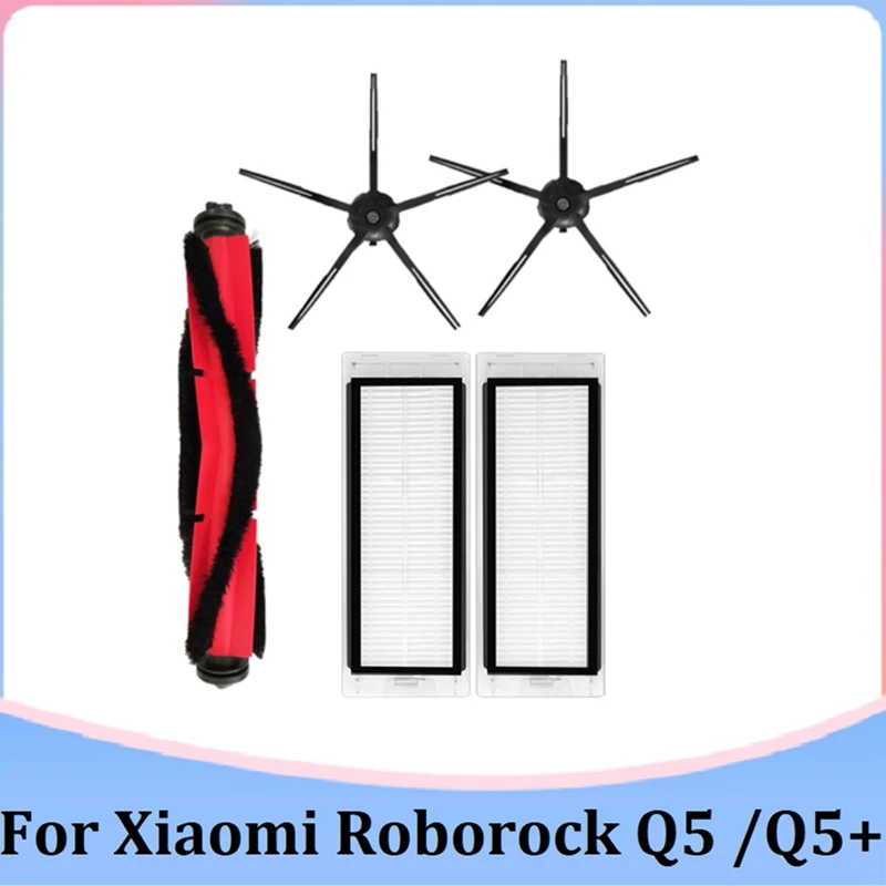 

Фильтр НЕРА Для Xiaomi Roborock Q5 /Q5 +, основная боковая щетка, детали робота, бытовой инструмент для уборки