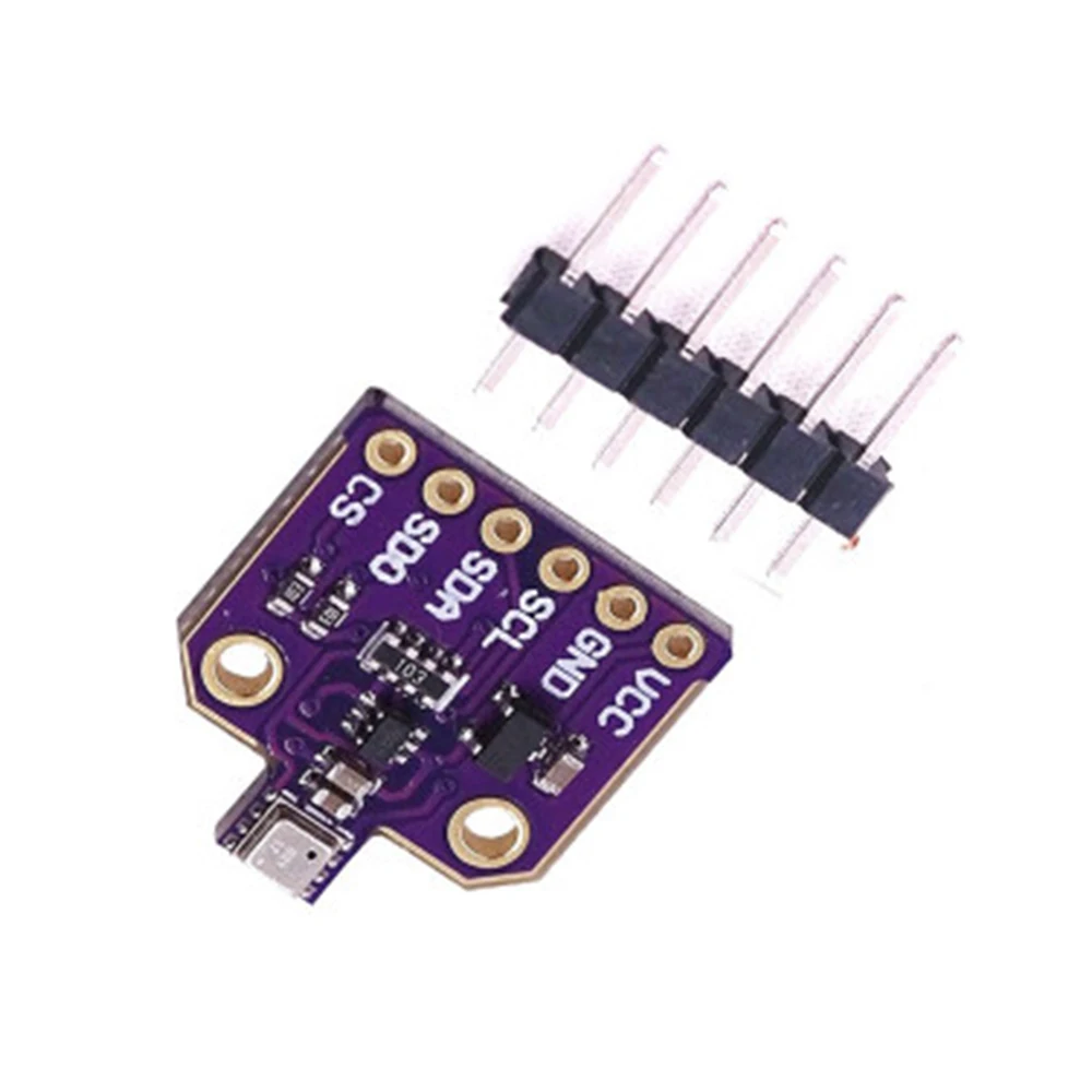 

Цифровой модуль датчика температуры и влажности BME680, высокоточный газовый модуль 4 в 1