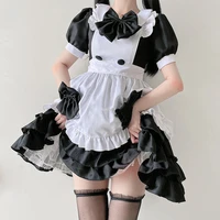 mandylandy japanese maid outfits cafe kawaii uniform women lolita dress maid cute girl sexy sweet gothic lolita anime dress