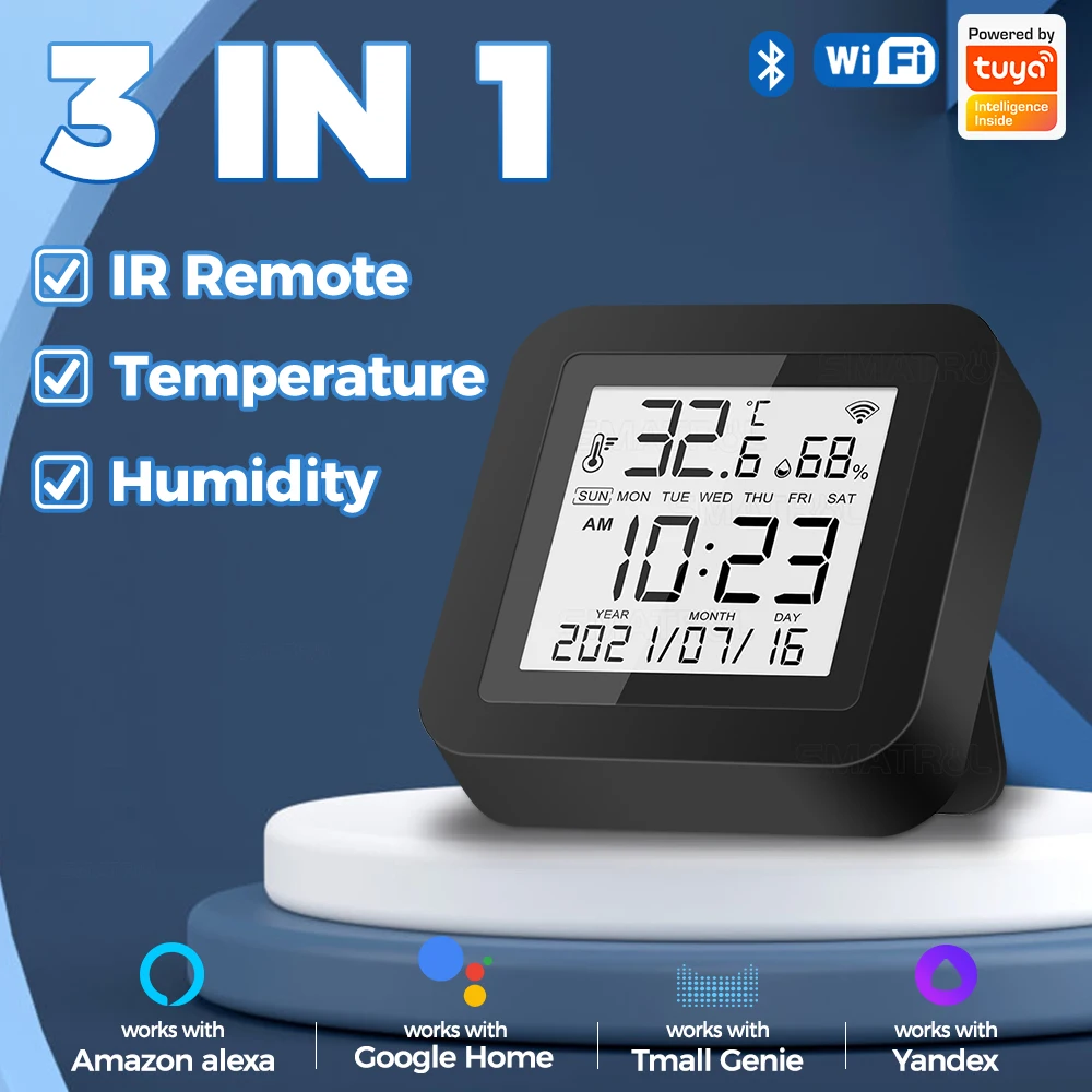 Controller Ir Remote Control For Ac Conditioner Tv Works With Alexa Google Home