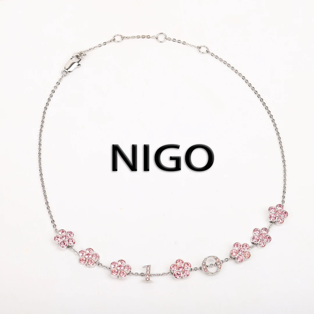 

NIGO Free Shipping Fashion Women's Floral Inlaid Rhinestone Necklace Accessories Jewelry #nigo82595