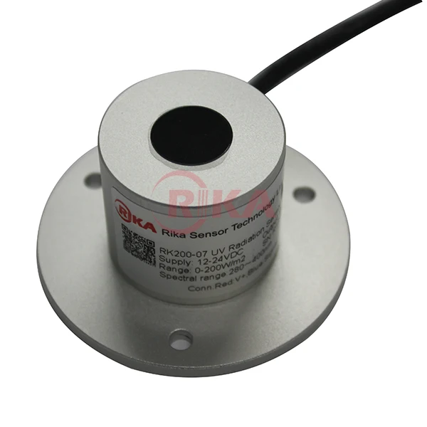 

RIKA RK200-07 CE 0-5V 4-20mA RS485 Output Solar UV Radiation Sensor / UV Intensity Sensor / UV Index Sensor for Weather Station