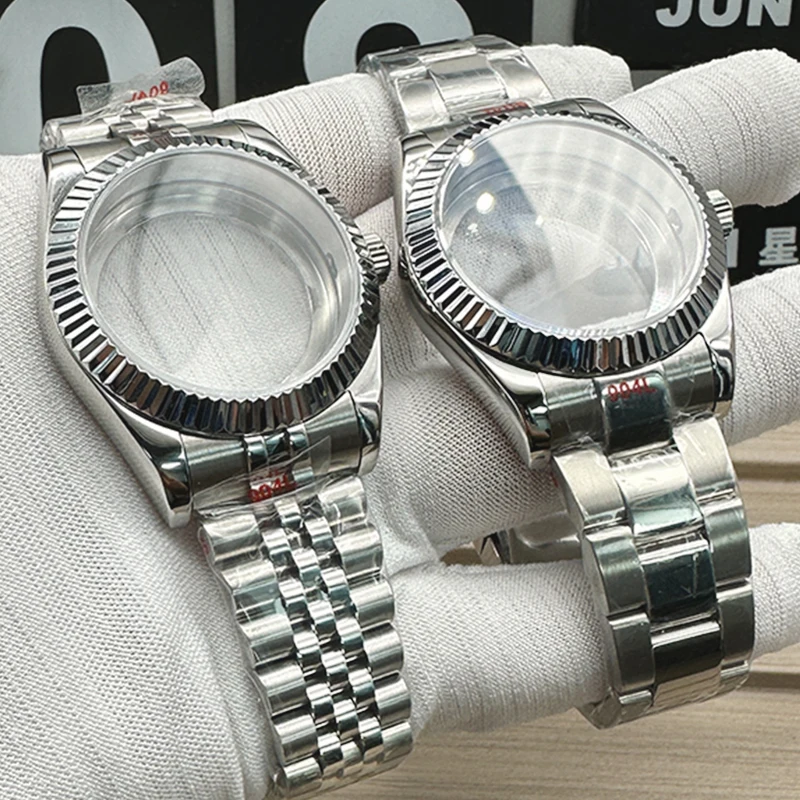 

Stainless Steel Watchcase Datejust Style 41mm for NH35 Movement Sapphire Crystal Waterproof movement Watch Band