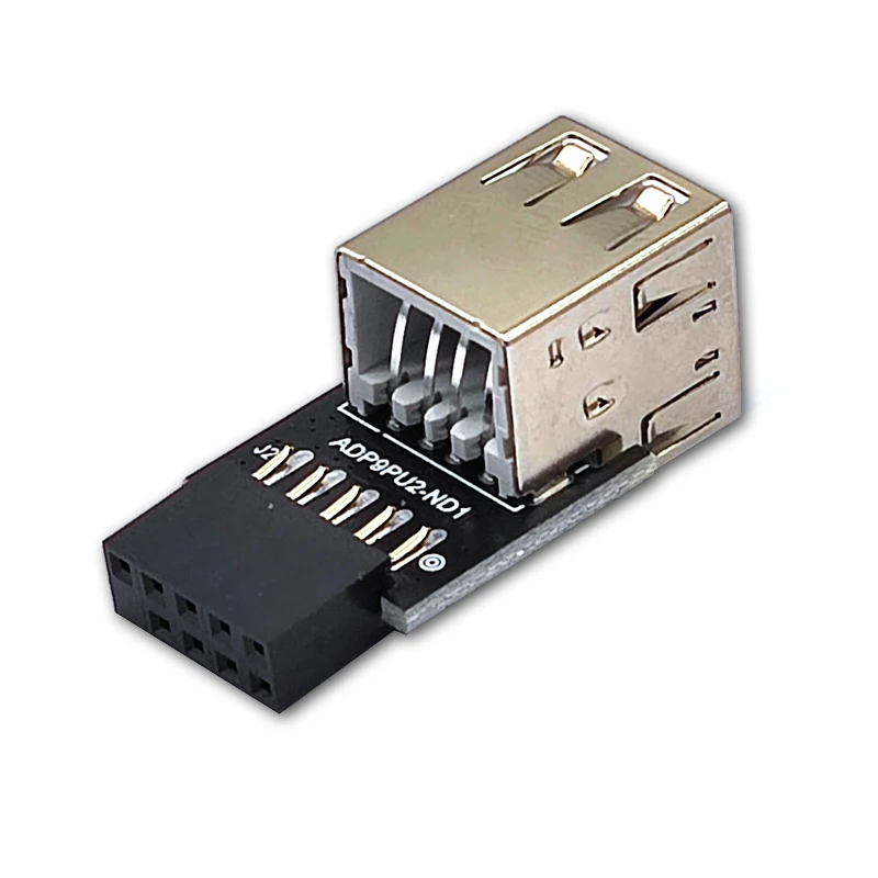 Новый переходник с 9-контактного на 2-портовый USB 2 0 A типа мама