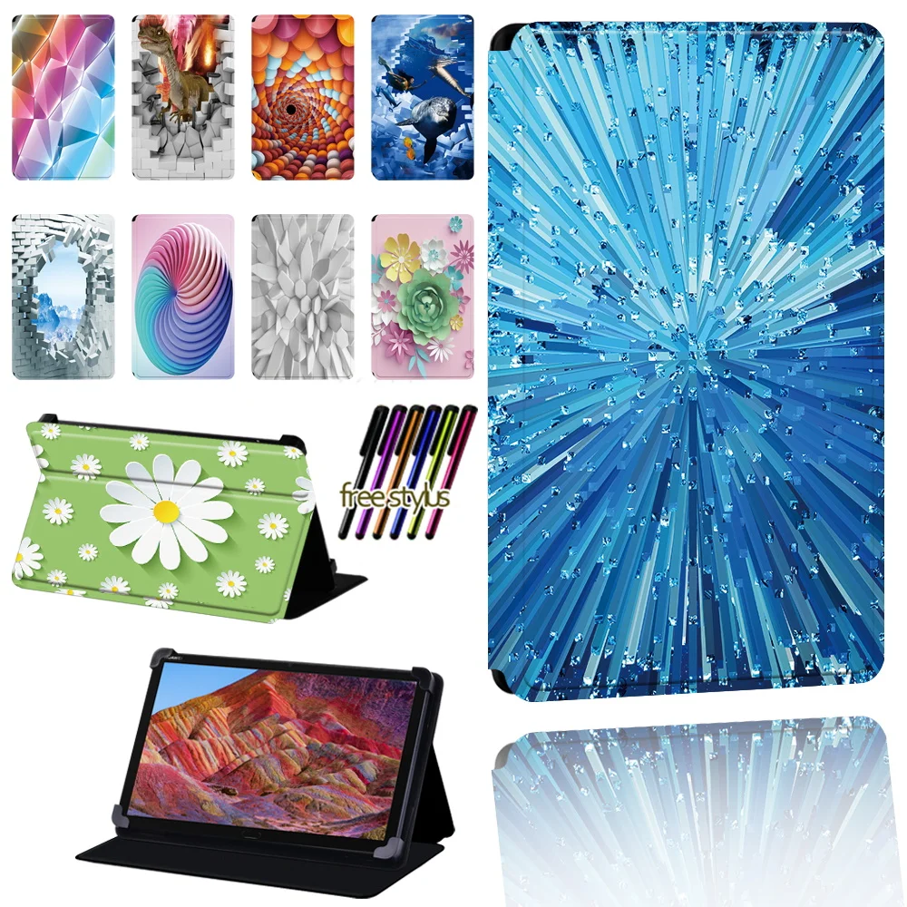 

Case for Huawei MediaPad M5/M5 Lite/M6 8.4/M1/M2 8.0/ M3 Lite 10/M3 Lite 8.0 LiteLeather Adjustable Size Tablet Protective Cover