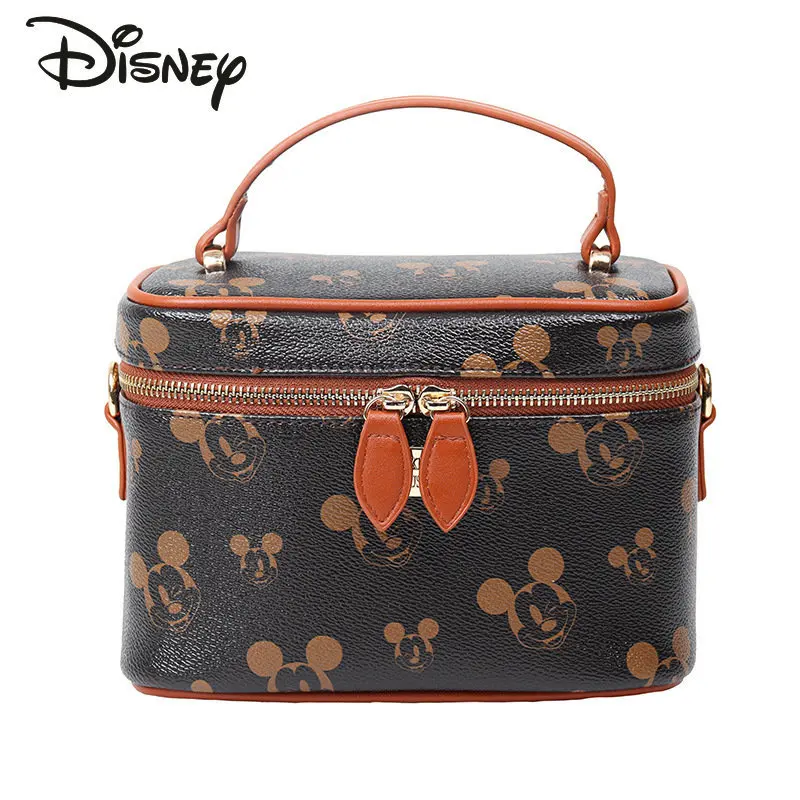 Disney Mickey 2023 New Women's Crossbody Bag Fashion High Quality Women's Handbag Classic Print Versatile Bucket Shoulder Bag