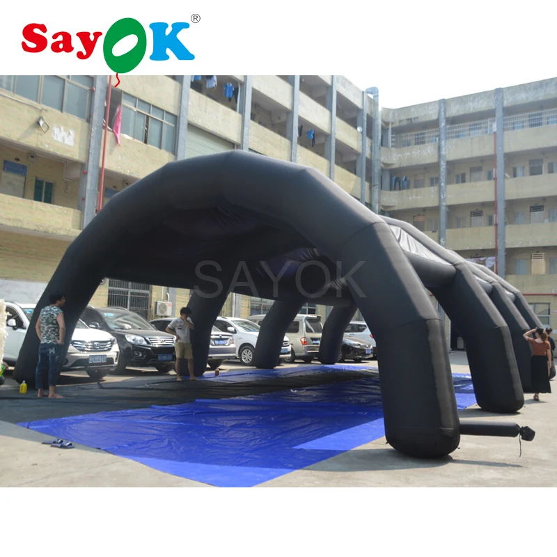 

Sayok 12m Giant Inflatable Arch Entrance Outdoor Inflatable Sport Arch Tunnel Tent for Event Wedding Party Advertising Promotion