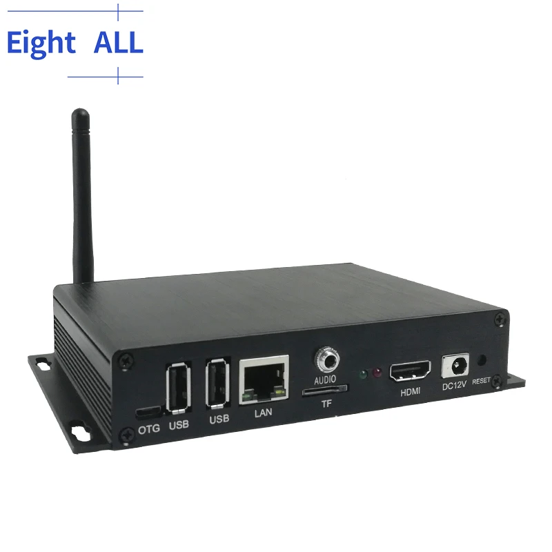 Digital Advertising Box Information Release Terminal Signage Player Android 5.1 RK3368 Free Remote ControlManagement Software