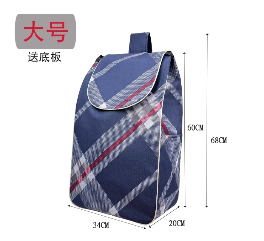 

Сумка для тележки для покупок, красная, цветочный принт