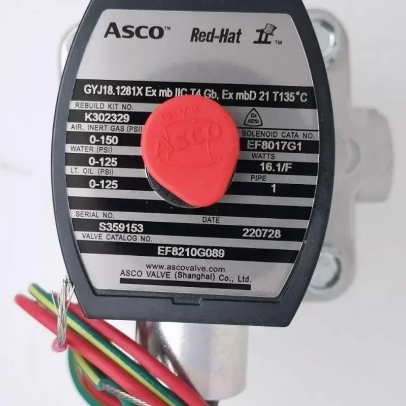 Фото Электромагнитный клапан ASCO VCEFCM8210G087/G089/G004/G034/G002/G094/G127/G100 №3